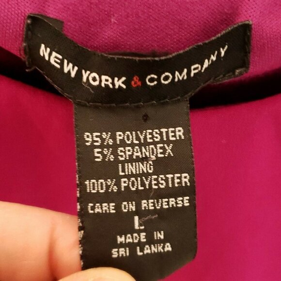 New York & Company Purple Layered dress Large - Picture 5 of 6